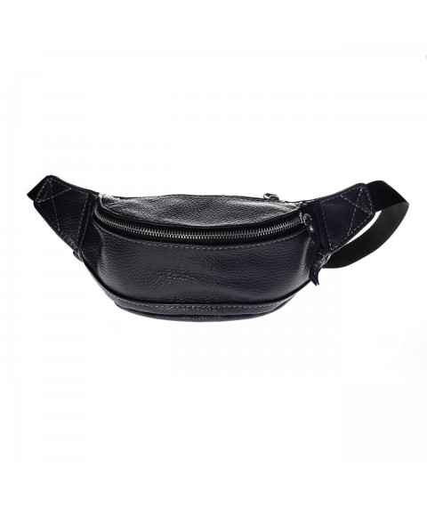 Women's belt bag Betty Pretty made of genuine leather 968KDarkBLUE