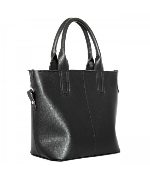 Women's eco-leather shopping bag Betty Pretty 875EKOBLK