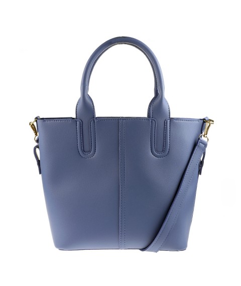 Women's eco-leather shopping bag Betty Pretty 875BLUE