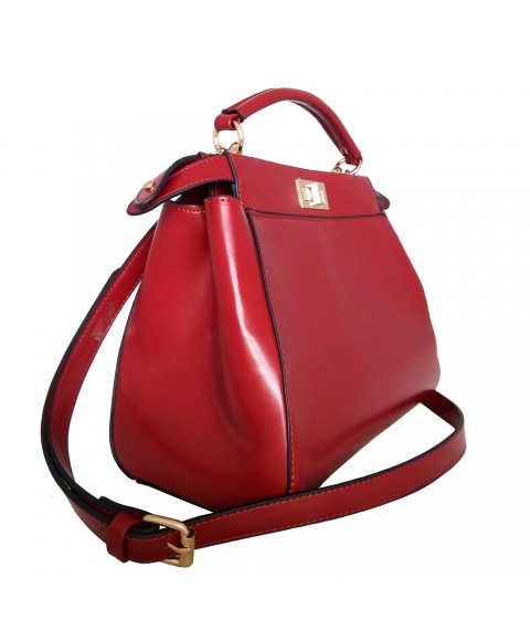 Women's bag Betty Pretty made of eco-leather red 505RAD