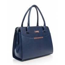 Betty Pretty women's bag made of blue leather BLUEVEL