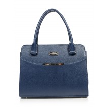 Betty Pretty women's bag made of blue leather BLUEVEL