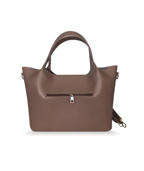 Women's Betty Pretty bag made of powder-colored eco-leather 943PUDRA