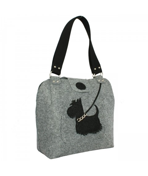 Women's urban cloth bag Betty Pretty 204-509DOGGRY
