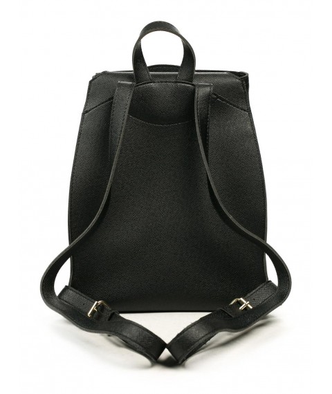 Women's backpack Betty Pretty made of eco-leather black 938BLK