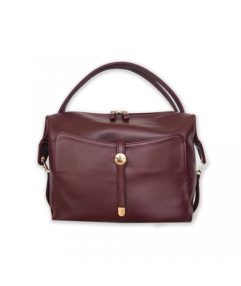 Betty Pretty women's bag made of burgundy leather 974BORDO