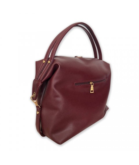 Betty Pretty women's bag made of burgundy leather 974BORDO