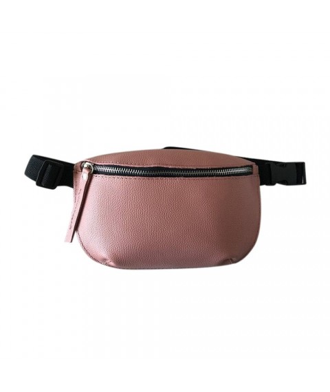 Women's belt bag Betty Pretty made of genuine leather powder 942PUDRA
