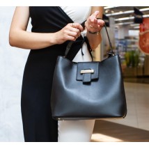 Women's eco-leather bag Betty Pretty black 9161545
