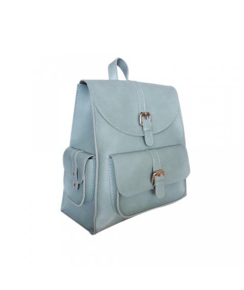 Women's backpack Betty Pretty made of mint eco-leather 956MINT