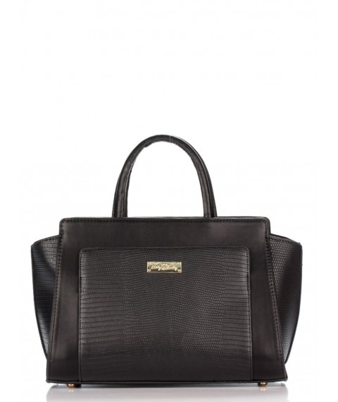 Women's bag Betty Pretty made of eco-leather black 506BLK