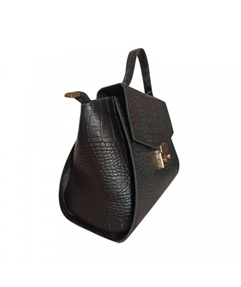 Women's bag Betty Pretty made of genuine leather black 983BLKKROK