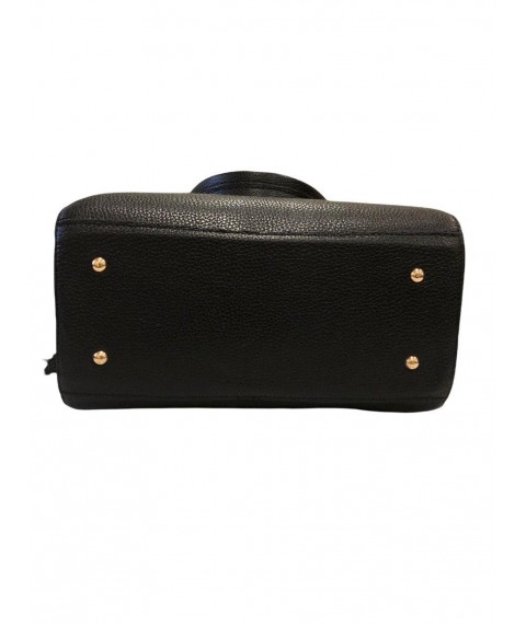 Betty Pretty women's bag made of genuine leather, black 797NZBLKFLOT