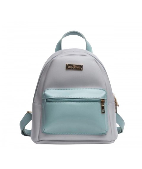 Women's backpack Betty Pretty made of eco-leather, multi-colored 884GRYMINT