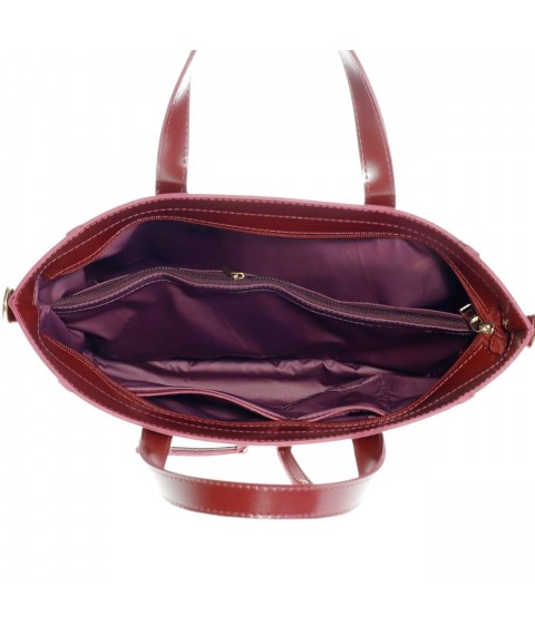 Women's eco-leather bag Betty Pretty 951BORDO