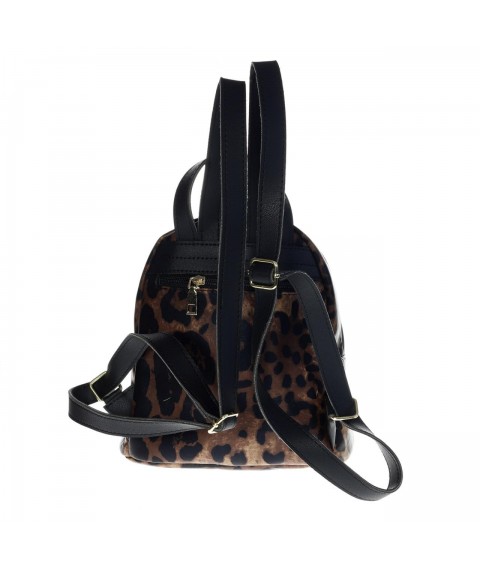 Urban women's youth backpack Betty Pretty black-leopard 884LEO