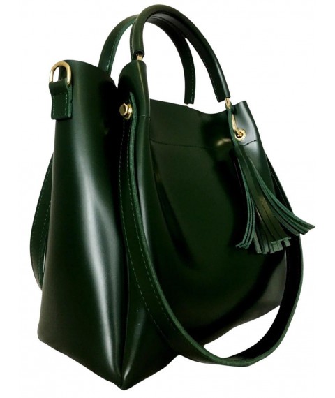 Women's bag Betty Pretty made of eco-leather green 908N2510480