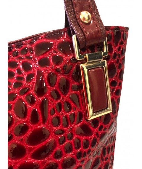 Women's Betty Pretty bag made of red leather 990RAD