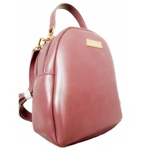 Urban women's backpack made of eco-leather Betty Pretty powder 9394300945