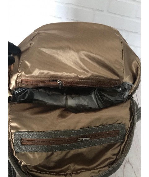 Women's backpack Betty Pretty made of genuine Visone leather 973VISONE
