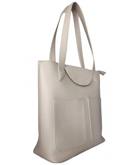 Women's bag Betty Pretty made of eco-leather gray 868GRY