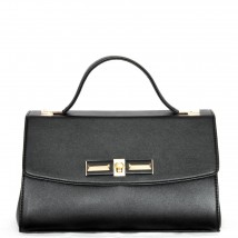 Betty Pretty women's bag made of black faux leather 851BLACK