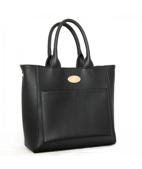 Women's bag Betty Pretty made of genuine leather black 874BLK