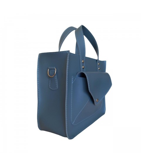 Women's bag Betty Pretty made of eco-leather blue 963LBLUE