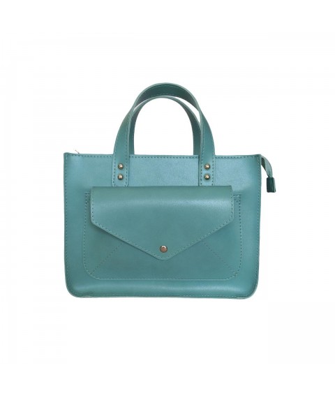 Women's bag Betty Pretty made of mint eco-leather 963MINT