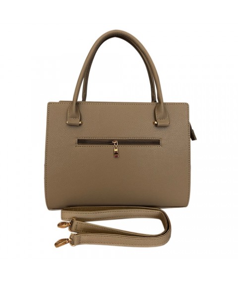 Betty Pretty women's bag made of beige leather 986BEG