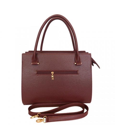 Betty Pretty women's bag made of burgundy leather 986BORDO