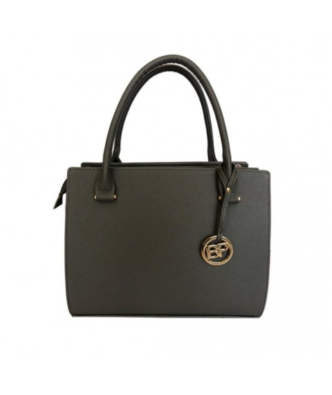 Betty Pretty women's bag made of gray leather 986RGRAY