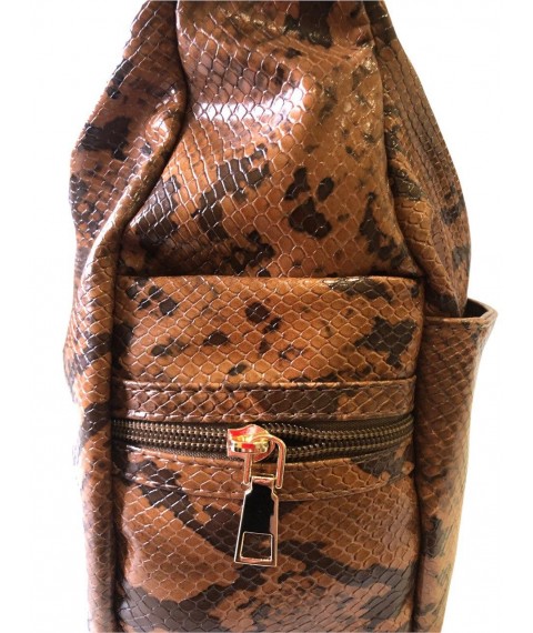 Women's Betty Pretty bag made of leather, multi-colored 947BRNPITON