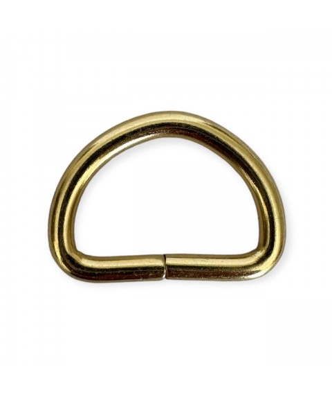 Wire half-ring 25*15*4 mm. light gold