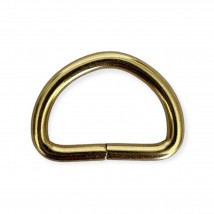 Wire half-ring 25*15*4 mm. light gold