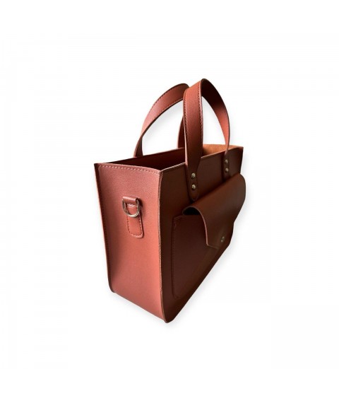 Women's bag Betty Pretty made of eco-leather brick 963BRICK