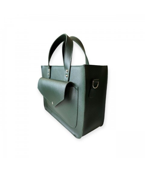 Women's bag Betty Pretty made of eco-leather green 963GREEN