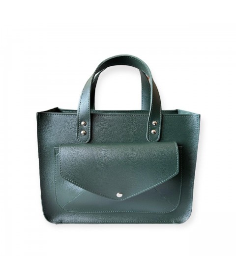 Women's bag Betty Pretty made of eco-leather green 963GREEN