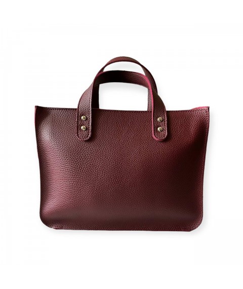 Women's bag Betty Pretty made of eco-leather burgundy 963BORDO