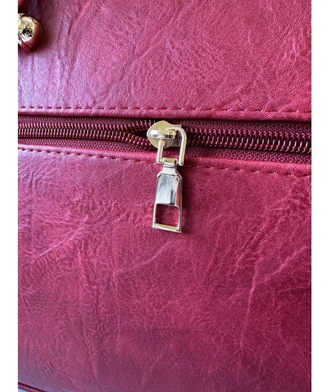 Women's Betty Pretty faux leather bag burgundy 933BUBBLEBORDO