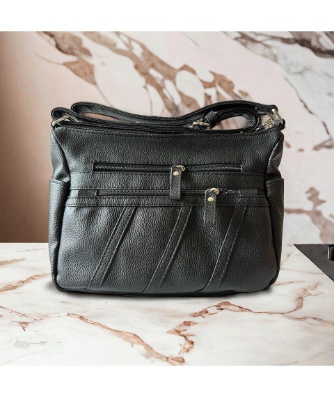 Women's Betty Pretty bag made of black leather 941IGBLK