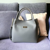 Women's bag Betty Pretty made of eco-leather gray 908XGREY