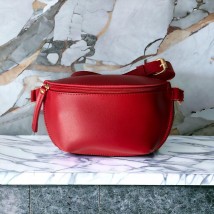 Women's belt bag Betty Pretty made of eco-leather, red 942RAD