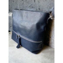 Women's bag Betty Pretty made of genuine leather blue 980BLUE