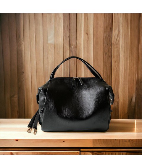Betty Pretty women's bag made of black leather 975BLKG