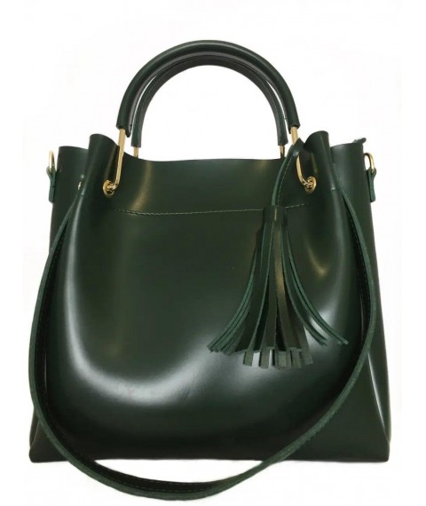 Women's bag Betty Pretty made of eco-leather green 908N2510480