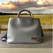 Women's bag Betty Pretty made of eco-leather gray 920GRY