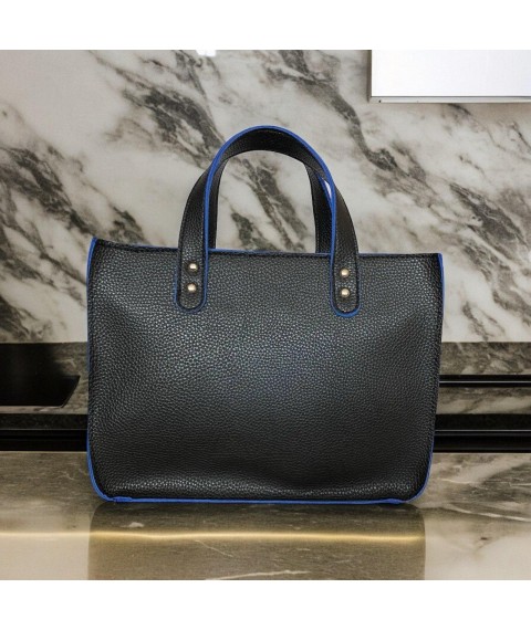 Women's bag Betty Pretty made of eco-leather 963BLKBLUE
