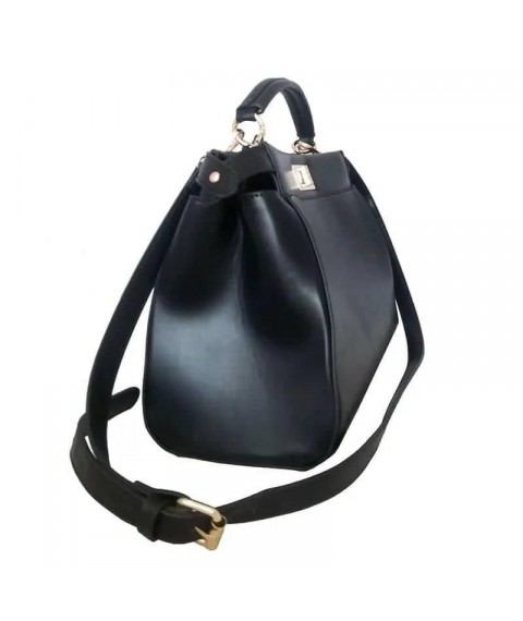 Women's bag Betty Pretty made of eco-leather black 505BLK