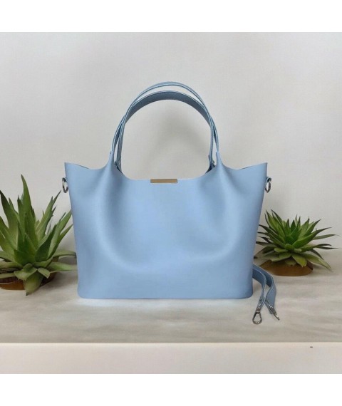 Women's bag Betty Pretty made of eco-leather blue 943SKY